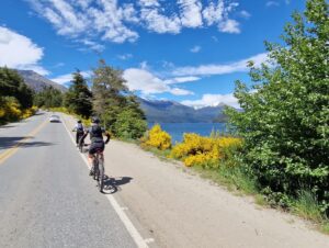 Biking-along-the-7-lakes-road-Argentina