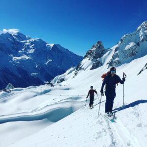 Chamonix ski touring course