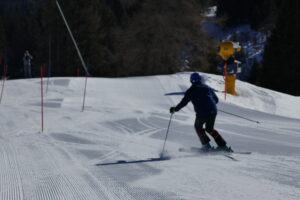 ski race camp Switzerland slalom training