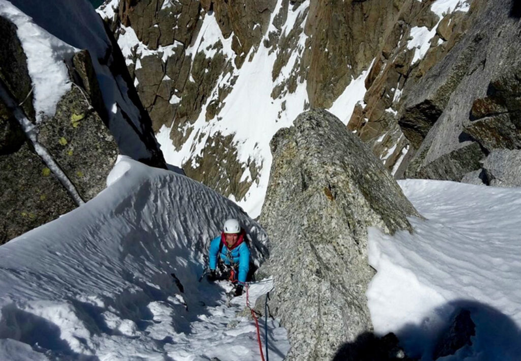 ice climbing course in Chamonix with a certified mountain guide