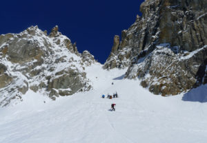 Chamonix ski touring weekend with a mountain guide