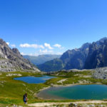 Seen in der Tre Chime di Zinnen in den Dolomiten
