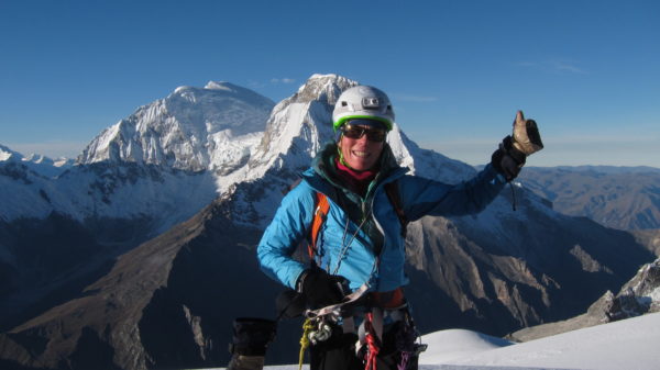 Ella Alpiger Swiss ski instructor and UIMLA mountain leader, hiking guide Chamonix and Patagonia