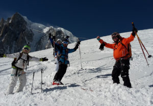 Ski Valee Blanche with Patagoniatiptop