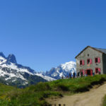 erreichen Col de Balme auf einer selbst geführten Tour du Mont Blanc Trek