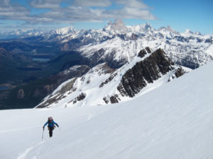 Patagoniatiptop ski mountaineering