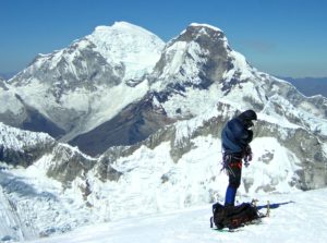 Climbing in Peru at the Cordillera Blanca, Urus, Alpamayo and Toclaraju mountain