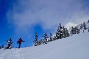 skitouring in chamonix