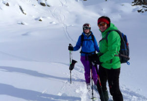 powder ski lessons in La Fouly, Switzerland