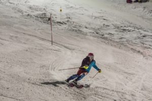slalom training for adult skiers in Switzerland