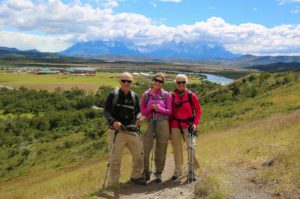 Hiking at Torres del Paine National Park Chile
