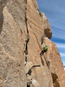 guided rock climbing at Refugio Frey in Bariloche