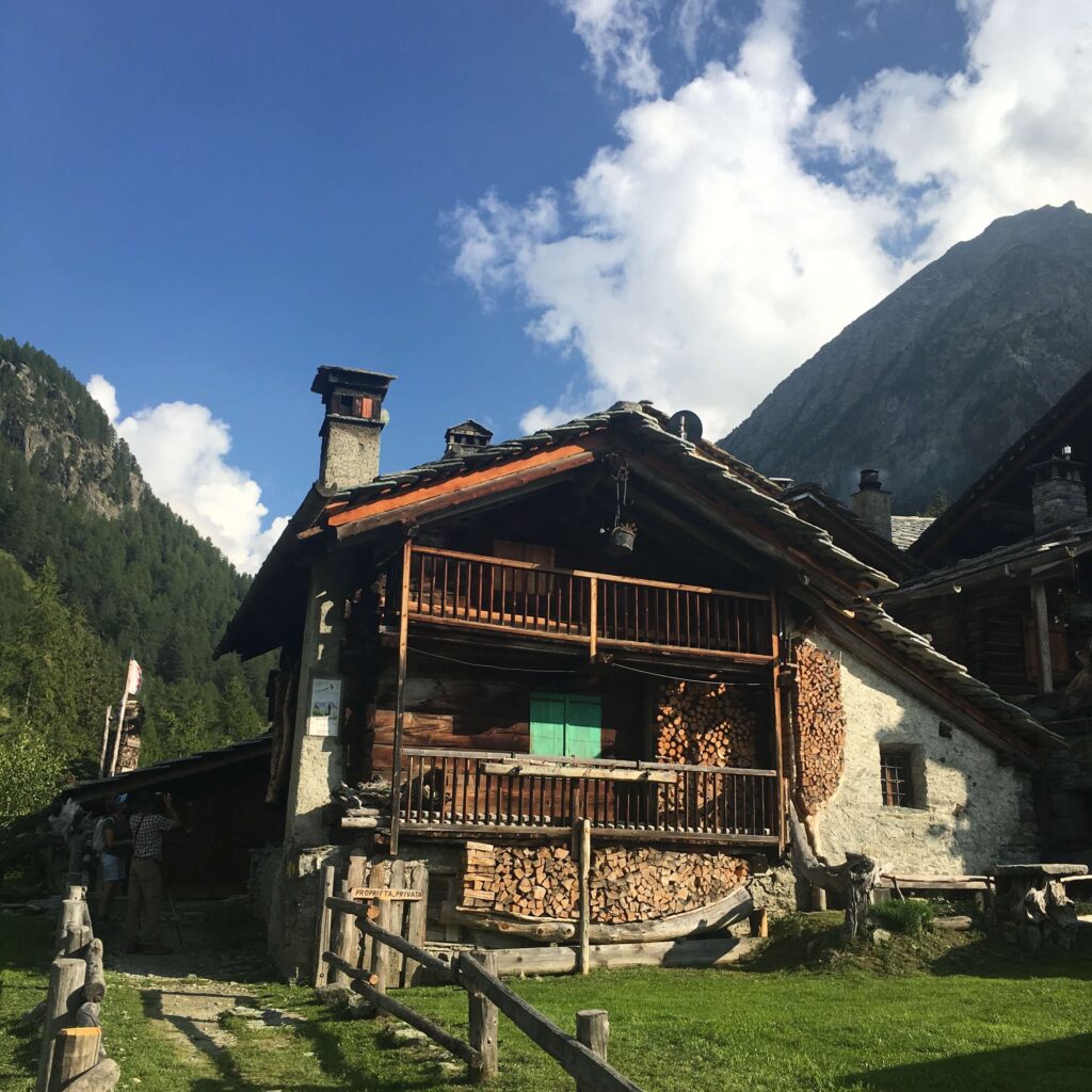typical Walser house at Champoluc