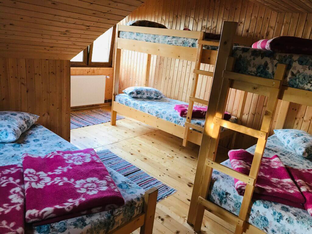 Rooms at Suru mountain hut